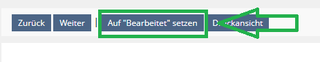 Screenshot des Buttons "Auf Bearbeitet setzen"